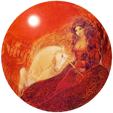 la femme à la licorne gaia-deva la femme à la licorne gaia-deva