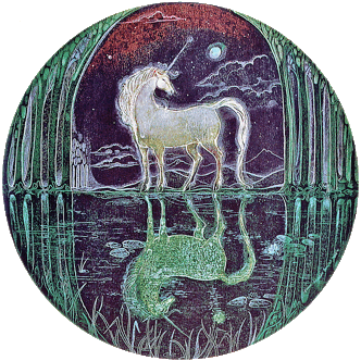 Licorne avec le peuple de la forêt gaiadeva Licorne avec le peuple de la forêt gaiadeva